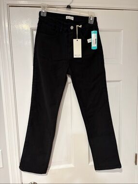 Blue by Artemis Black Straight-Leg Women's Jeans size 2